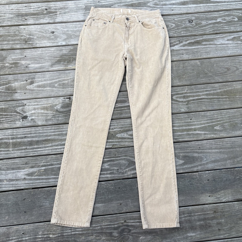 Taylor Stitch Khaki Corduroy 30 X 34 Slim Straight Pants Men's